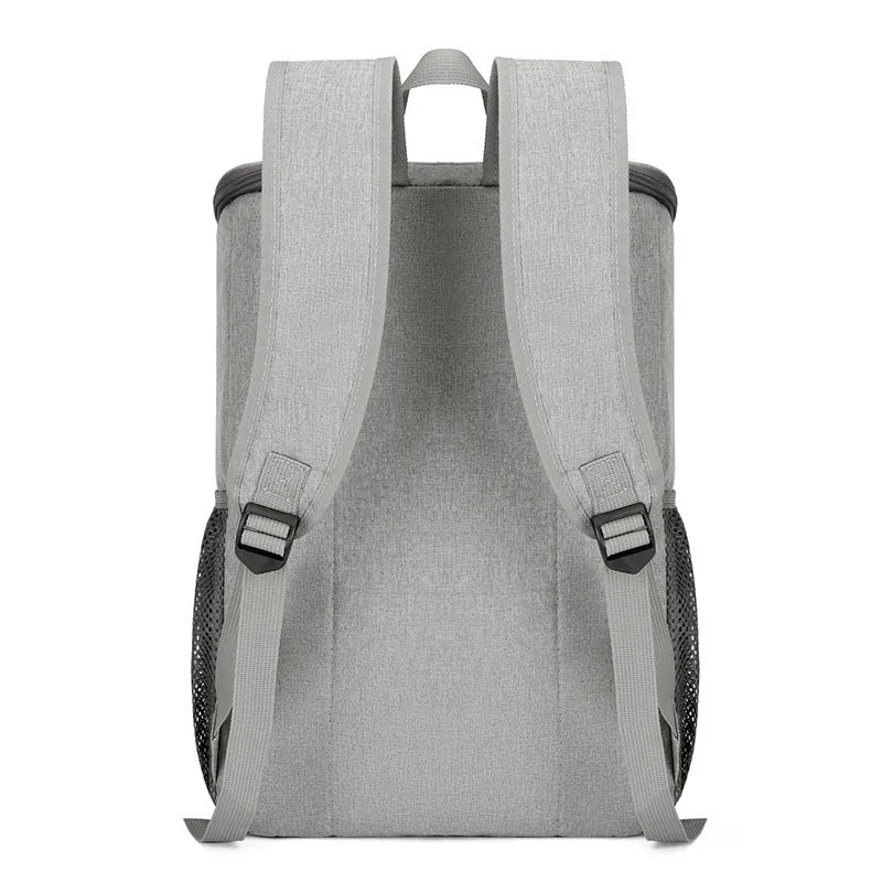 Outdoor thermal picnic backpack in Oxford cloth with dry-wet separation compartments and expansion function