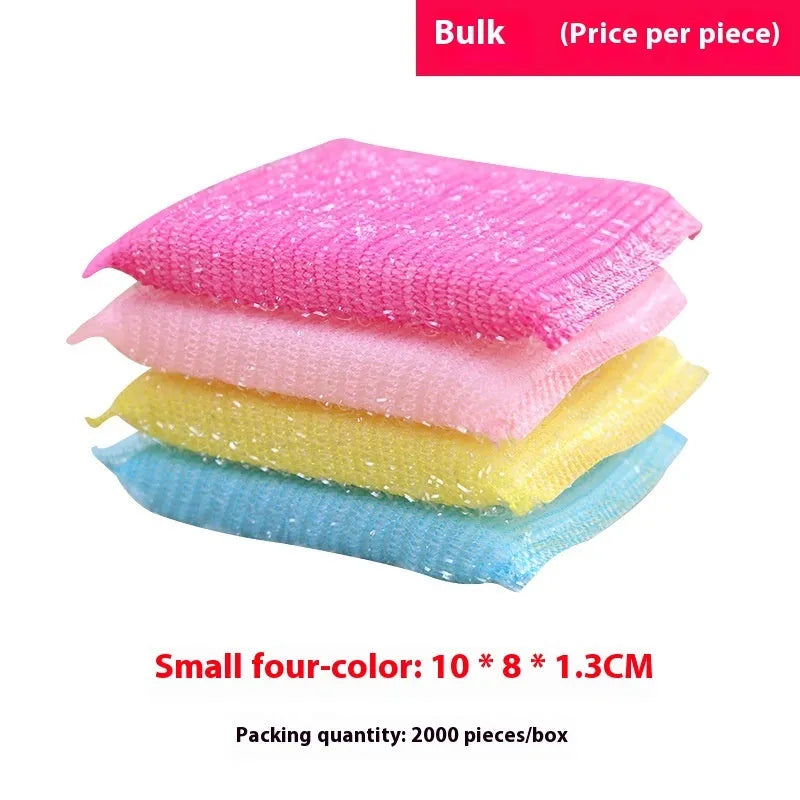 Pinstripe fabric sponge cleaning mop in macaron colours for wet and dry dishwashing