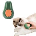 Green and white cat steam brush with water spray function and silicone massage teeth for pet grooming