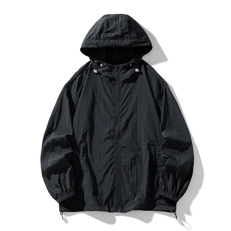 Outdoor jacket sports coat in multiple colours with loose fit design for sun protection