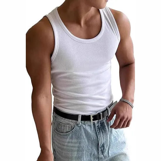 Men's tight-fitting workout t-shirt with wool lining in multiple colour options