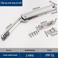 Cold rolled steel CRS tatami cabinet support rod with elf flap-up door mechanism