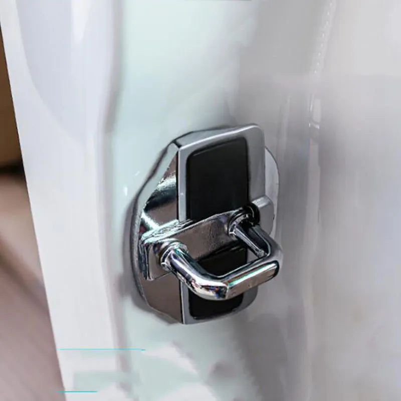 Silver TRD car door lock buffer cushion for Toyota 23 Prius, 1 pack, anti-abnormal sound cover