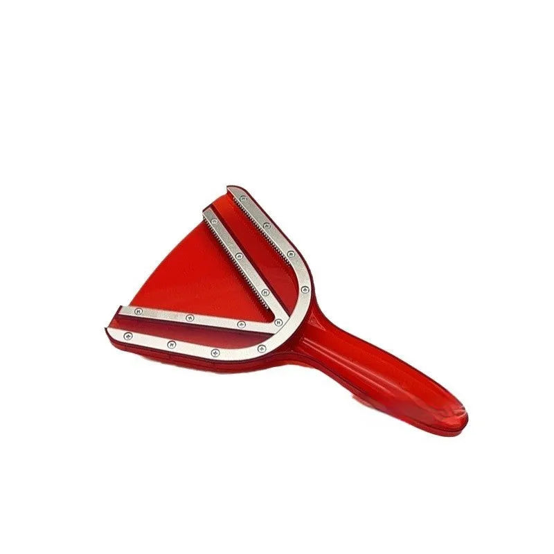Telescopic bottle opener with non-slip handle in clear, red, and transparent grey colours