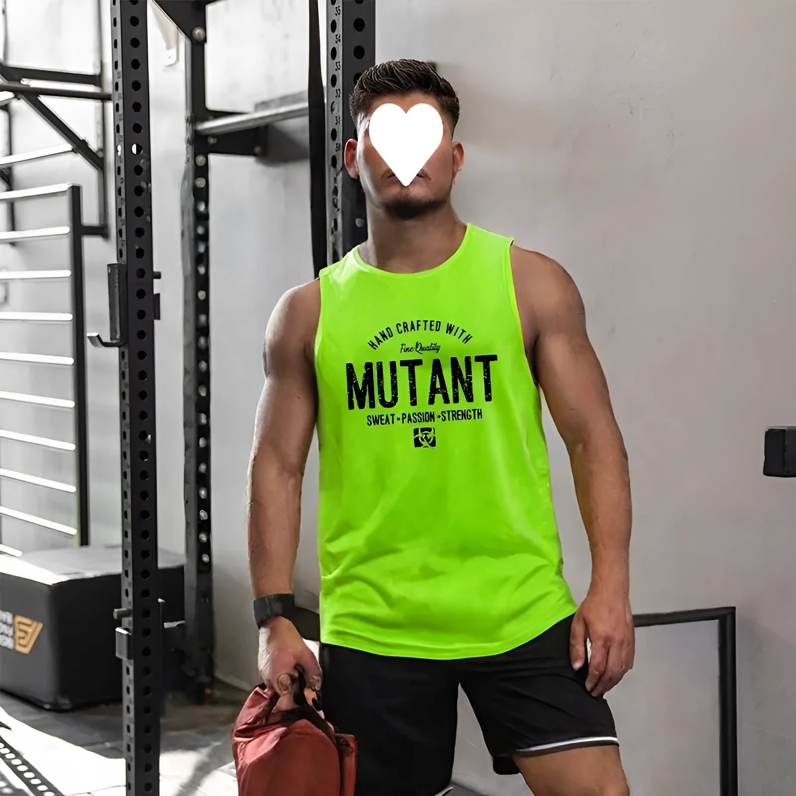 Men's loose fit polyester training vest sleeveless workout tank top in multiple colour options