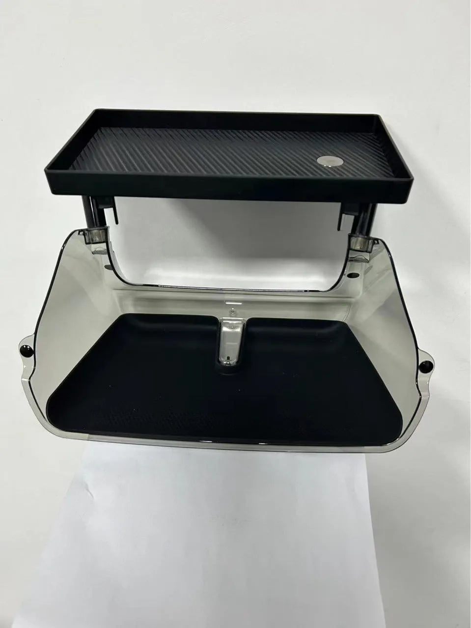 ABS car storage box for Tesla Model 3 or Y centre console under screen, white colour