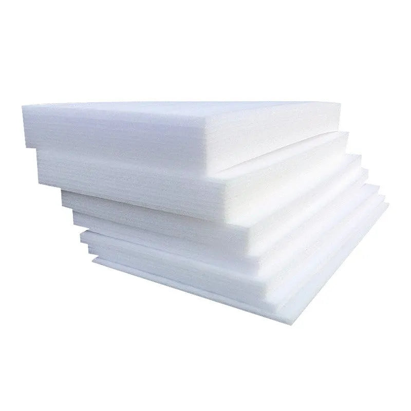 White high-density EPE pearl cotton foam board sheet measuring 200cm by 100cm.