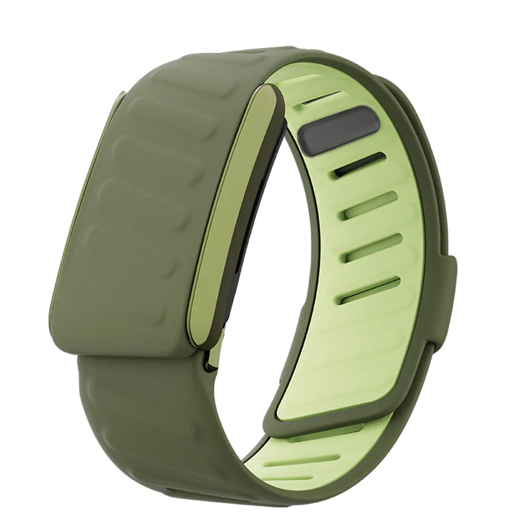 One To One replacement strap for Whoop 50 One Peak wristband in green colour