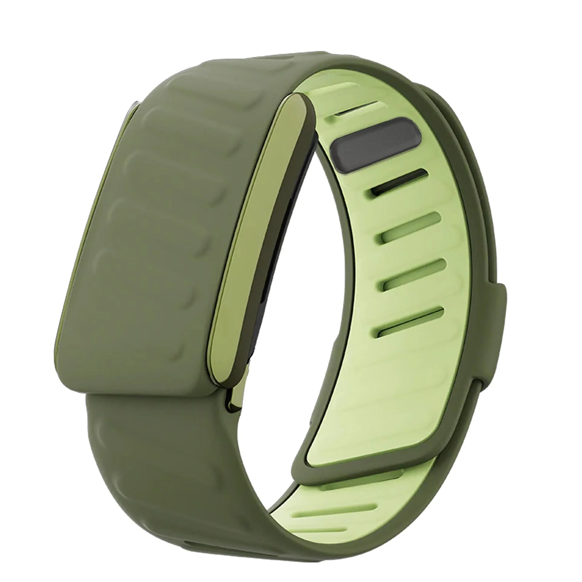 One To One replacement strap for Whoop 50 One Peak wristband in green colour