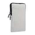 Solid colour neoprene waterproof diagonal cross waist bag for smartphones in black