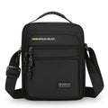 Men's waterproof nylon crossbody shoulder bag in urban simplicity style with burden reduction function