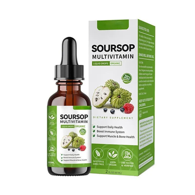 60ml Annona Prickly Fruit flavoured care drops in edible liquid format for adult consumption