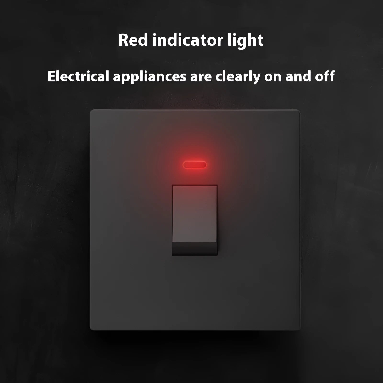 High-current illuminated electrical switch in gold, grey, or white for water heater and air conditioning units.