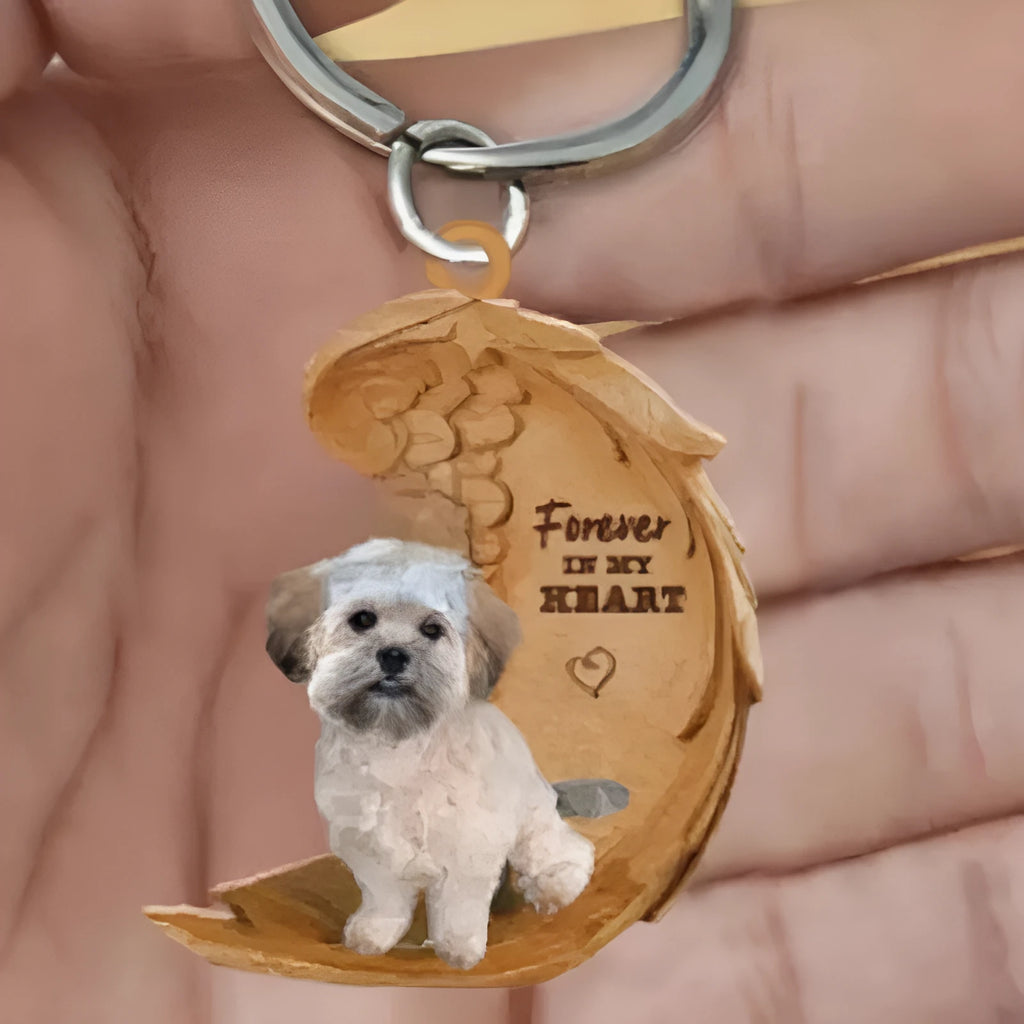 Creative cute dog hanging decoration for car interior made of acrylic, 9x9cm, picture style