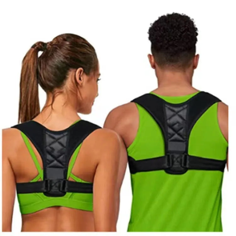 Nylon back correction band for posture support with adjustable free size design
