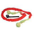 Cotton rope dog tug toy in black, grey or red colours for interactive play