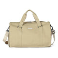 Portable female large capacity swimming bag in gray Oxford cloth with black trim