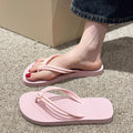 Men's casual PVC flip flops with toe covering and non-slip sole in multiple colour options.