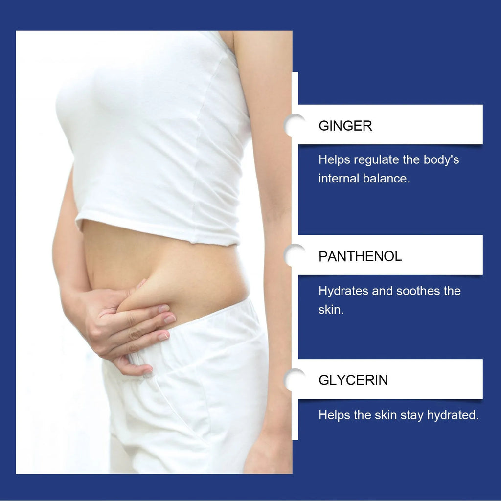 Pack of four moisturising body care patches with ginger and panthenol external paste