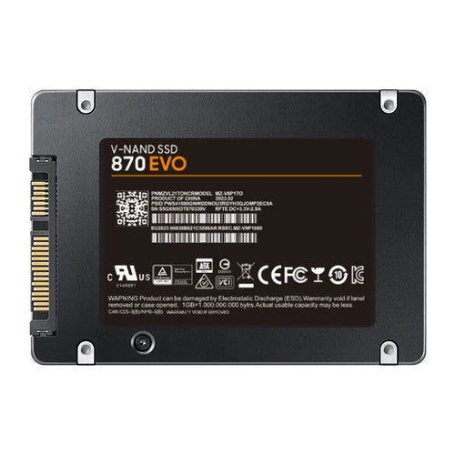 Samsung 870 EVO 2.5-inch internal solid-state drive for SATA 3 PC and laptop upgrades.