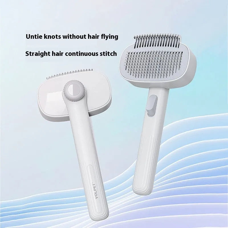 Pet comb in Mi Elegant White for cat and dog float hair cleaning and knot untying
