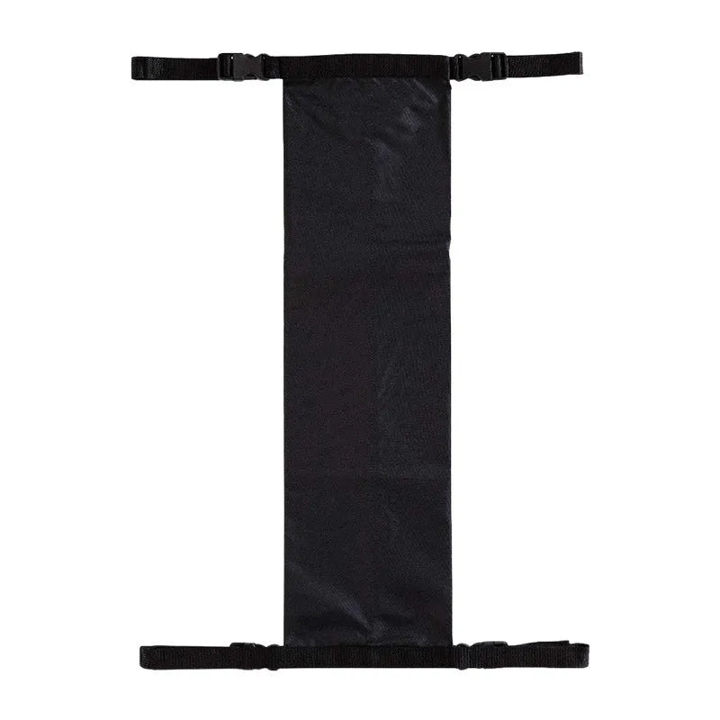 Black wheelchair oxygen cylinder pannier bag made from 600D Oxford cloth with cylindrical design