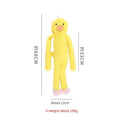 Pink plush dog toy with rattle paper for large dogs Golden Retriever size 20 cm