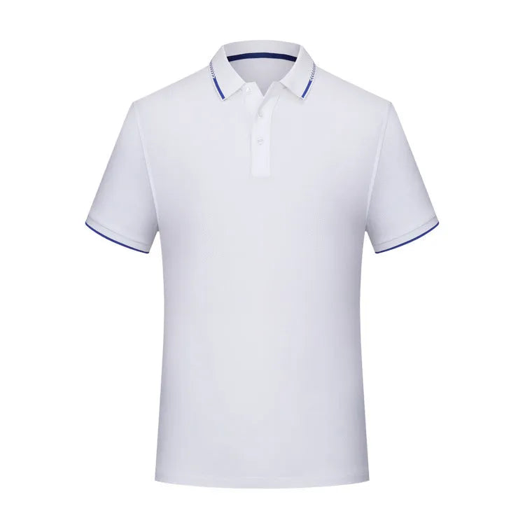 Cotton short-sleeved t-shirt in loose fit summer style, available in multiple colours on white background