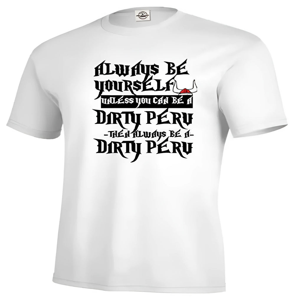 Men's white solid colour short sleeve casual pullover top on a hanger.