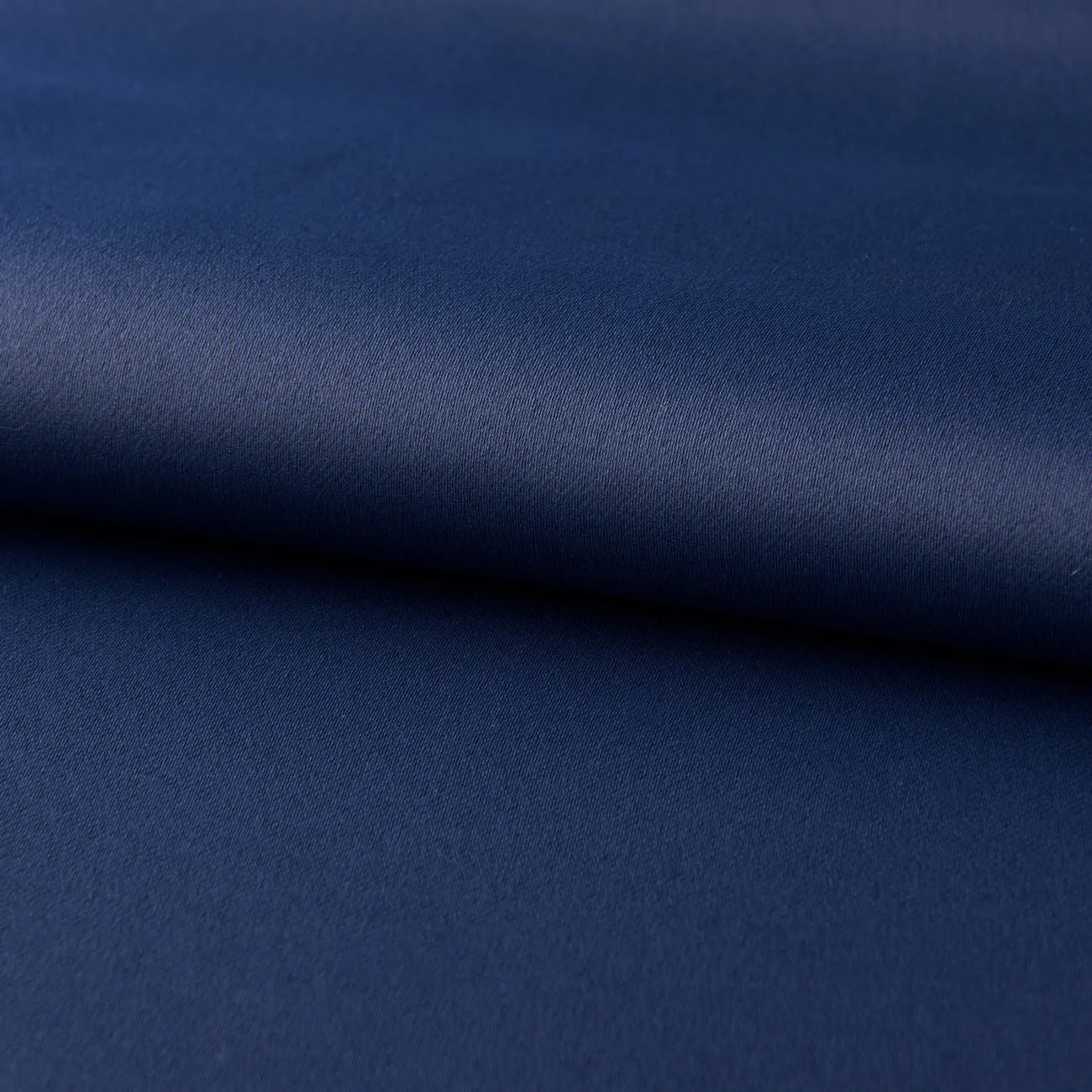 Dark blue blackout fabric printed curtains with perforated hanging, navy blue, shading cloth, modern simple style, 140x160cm