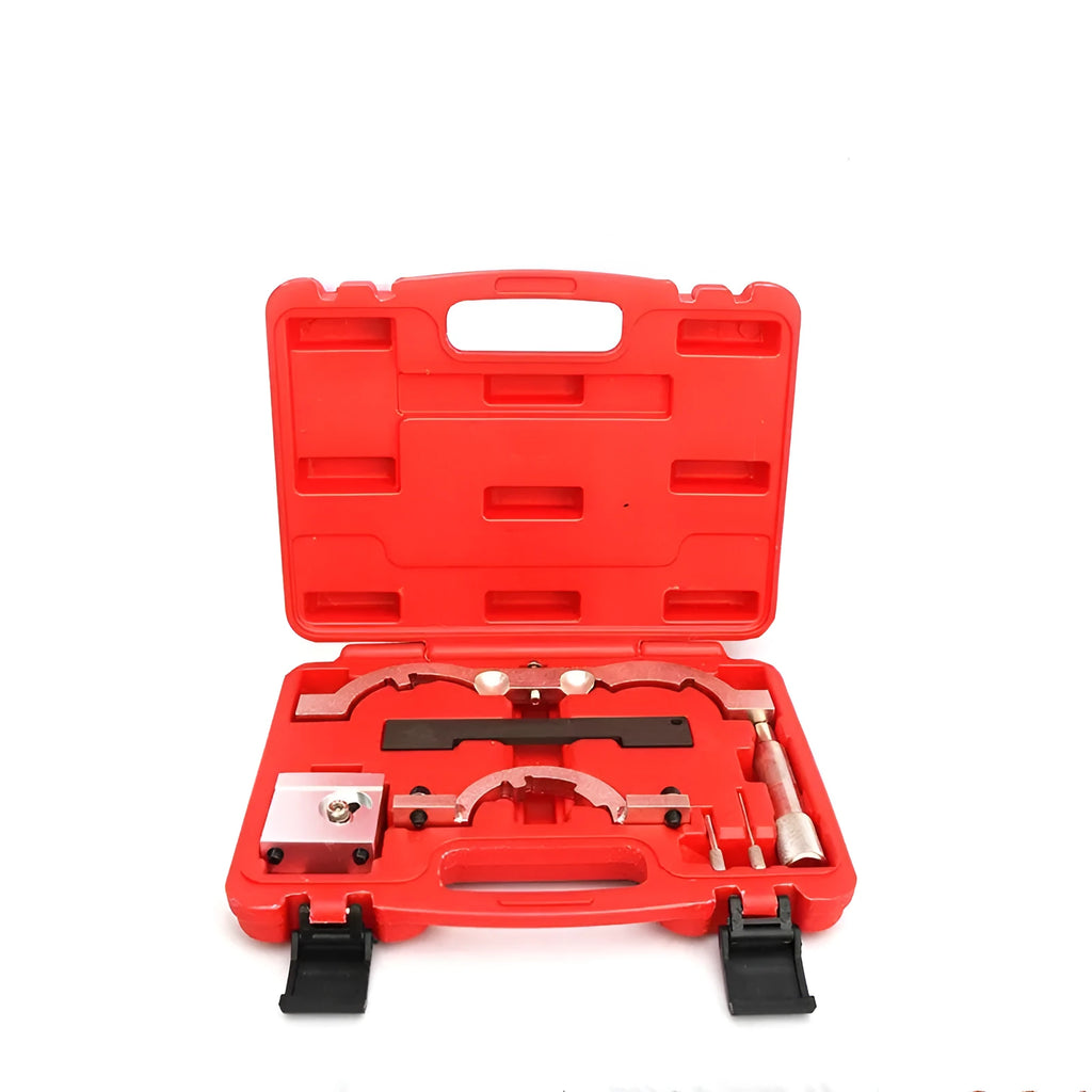 Red chrome-vanadium steel timing tool kit for Opel 1.4 LUJ engine repair