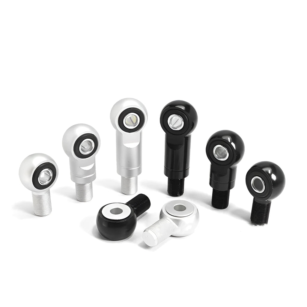Aluminium alloy shock absorber round head with 16mm diameter, black or silver finish