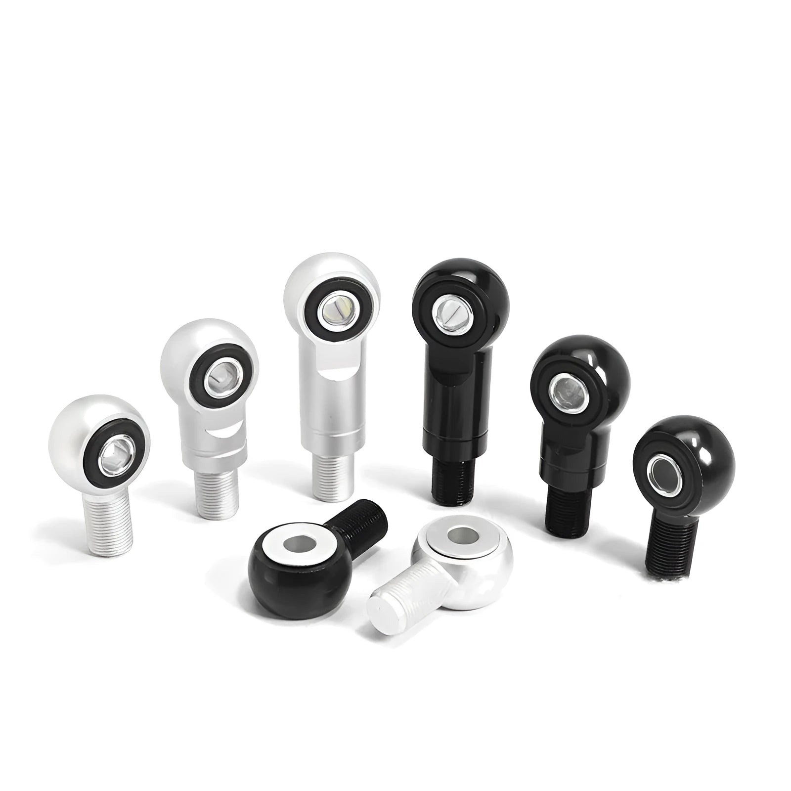 Aluminium alloy shock absorber round head with 16mm diameter, black or silver finish
