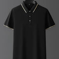 Men's mulberry silk short sleeve shirt in white with regular fit