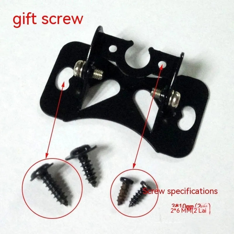 Universal in car camera holder with metal bracket, adjustable angle, mirror mount, black colour