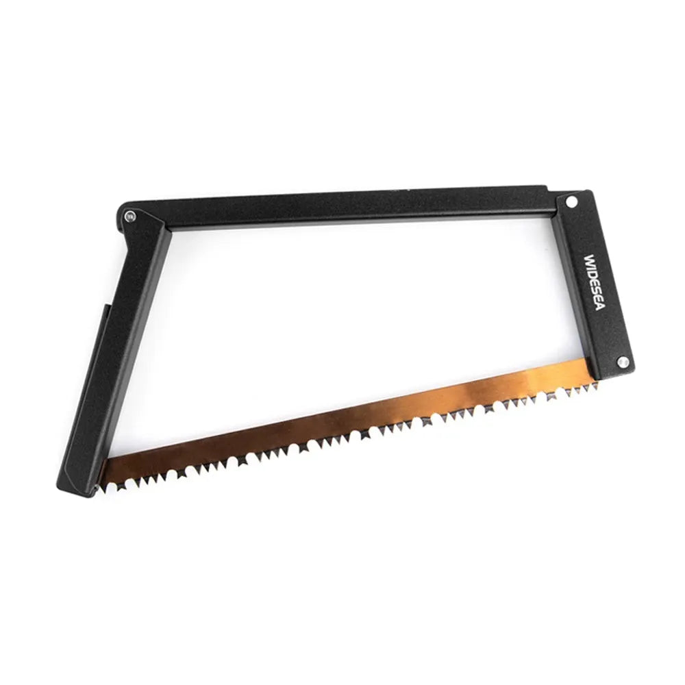 Outdoor foldable saw black aluminium PA66 nylon handle No. 65 Gao Meng hacksaw blade