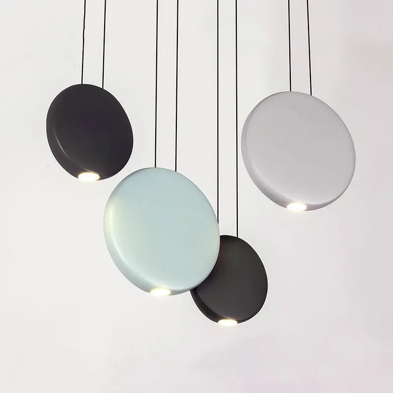 Round LED resin cosmos chandelier 48cm diameter for bedroom dining room adjustable height 1.5m