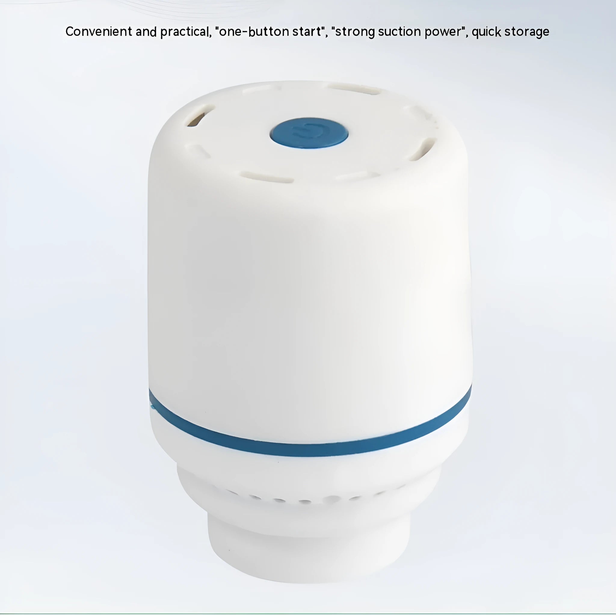 White plastic buggy bag vacuum electric suction device with 32mm nozzle for air removal