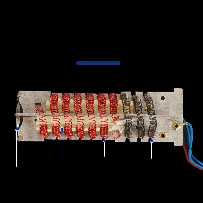 Industrial hot air tool with anti-slip thermal insulation shell and grid-type air outlet design