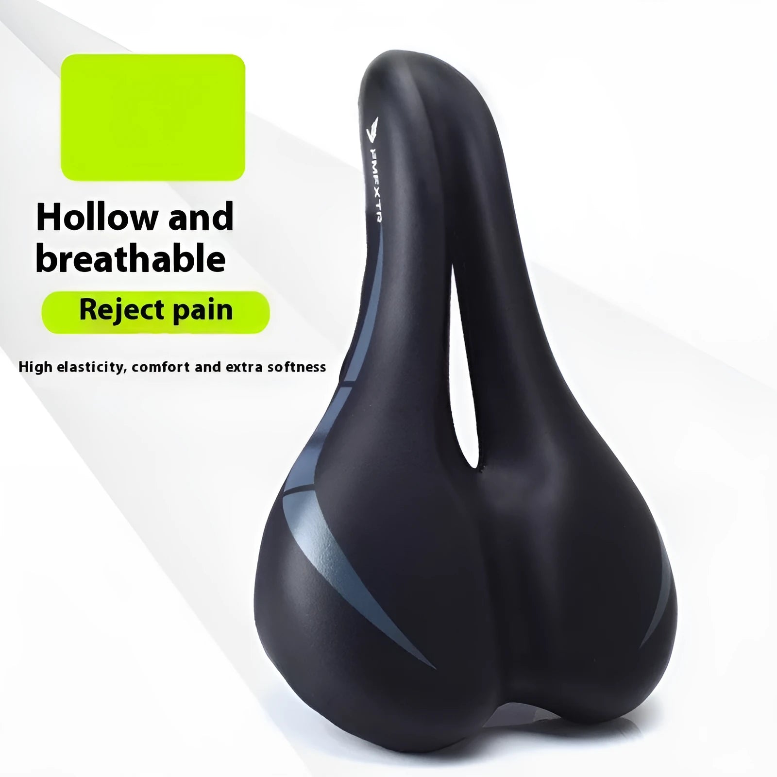 Bicycle seat cushion with hollow airflow design in 3147 colour measuring 270mm by 180mm