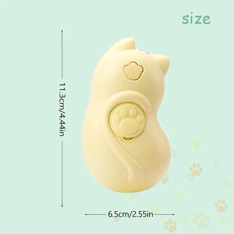 3-in-1 steam pet brush with ergonomic handle for grooming cats and dogs