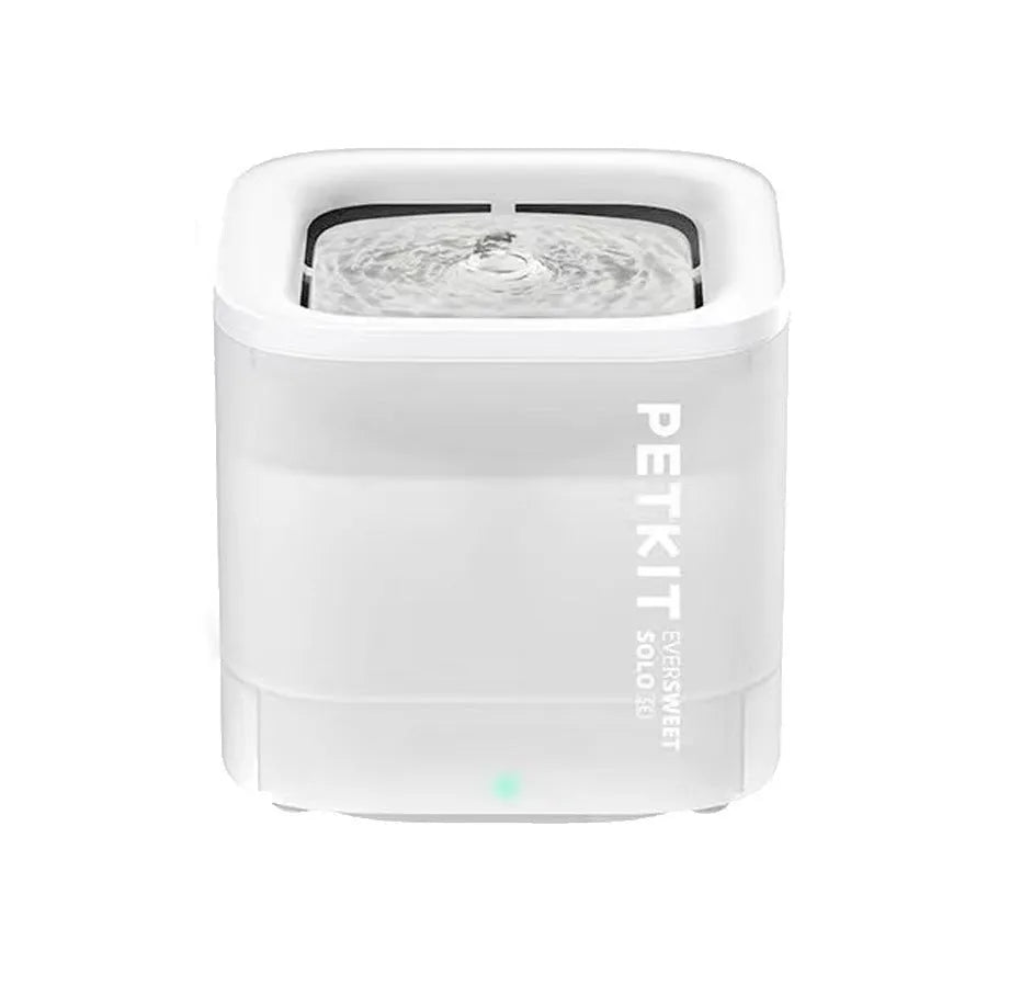 Smart pet water dispenser for dogs and cats with wireless loop filter and adapter