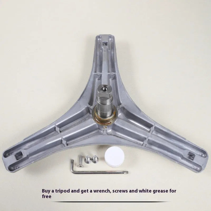 Washing machine tripod for TG70-1201EP 1201LP 1201EPS with wrench, screw and white grease on white background