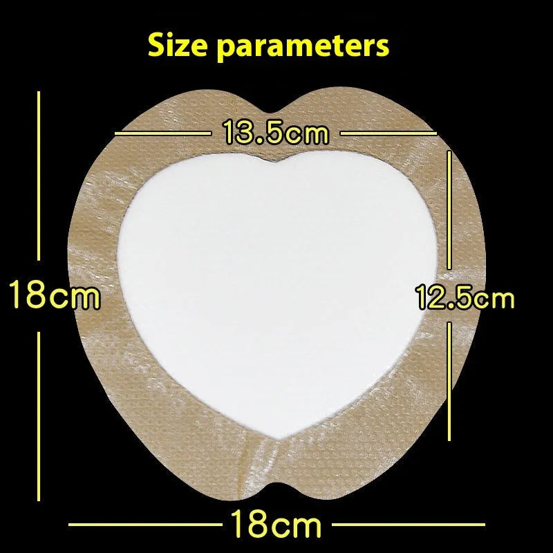Large skin-colour silicone bedsore dressing for pressure sore prevention