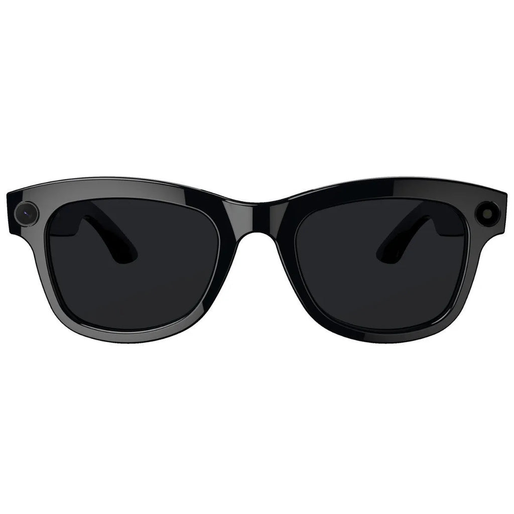 M01 AI translation video glasses with HD camera in head-mounted design for real-time language translation