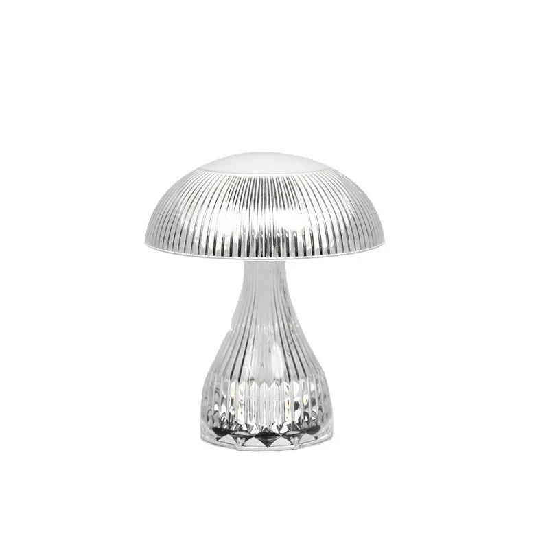 Rechargeable three-colour changing LED table lamp with USB charging port