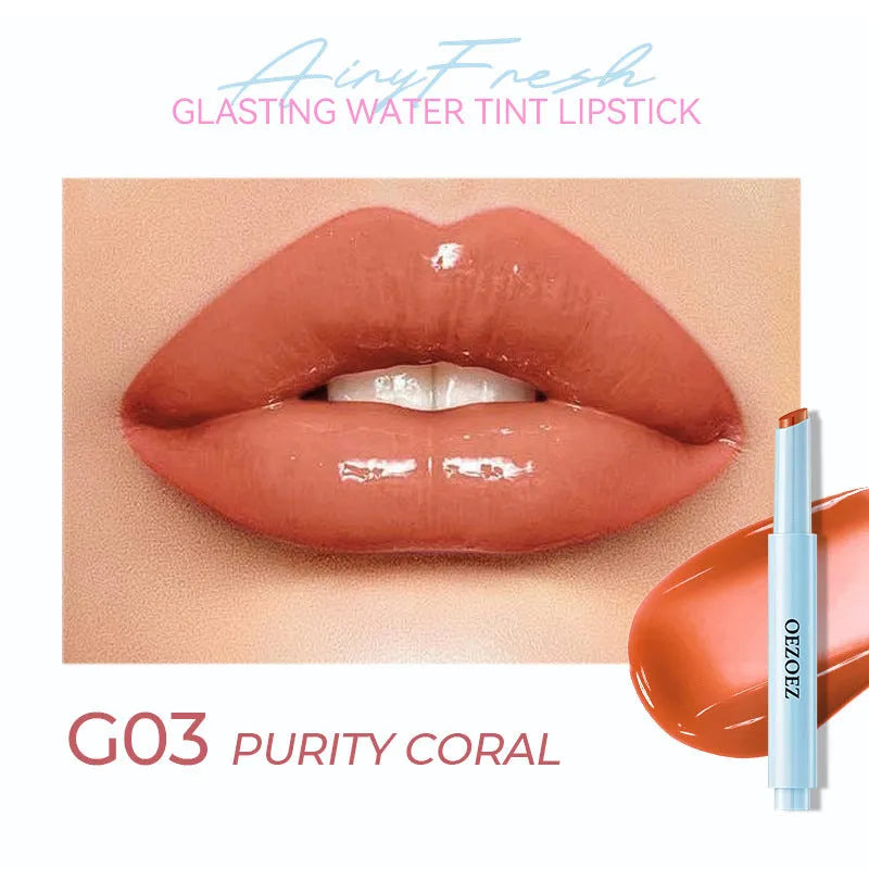 Lipstick waterproof moisturising 1.8g long-lasting colour in six shades Z0033G01 to Z0033G06