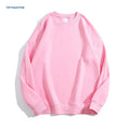 Women's cotton off-shoulder sweater in solid colour with loose fit and long sleeves