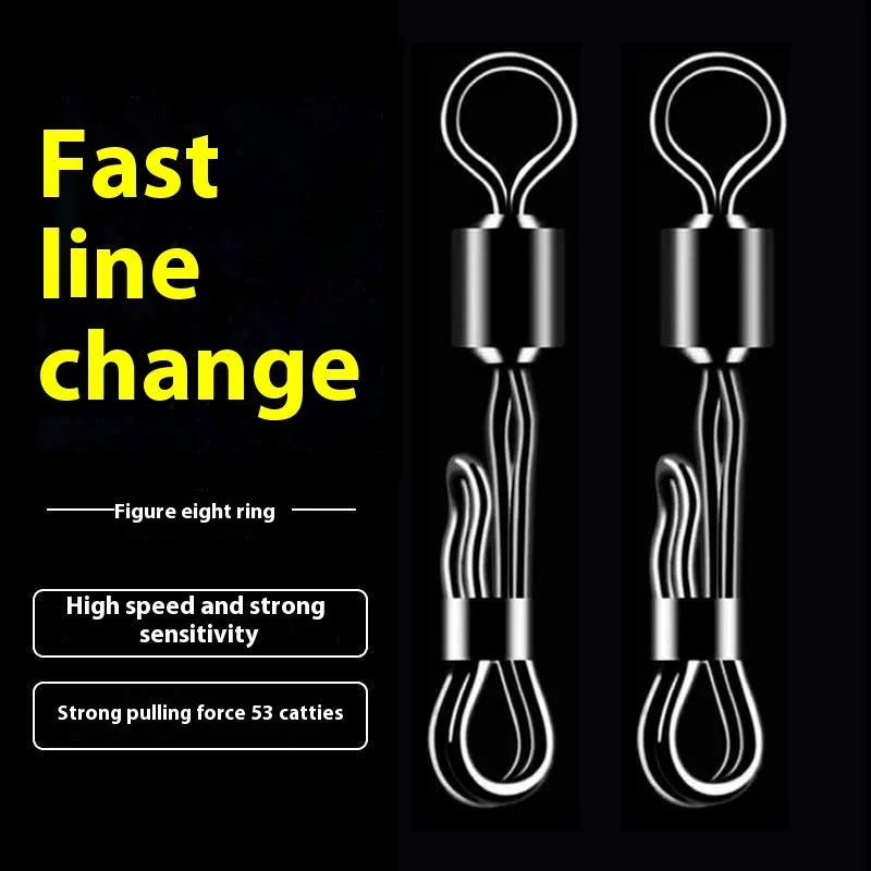 Brass quick change sub line clamp bearing with 8-word ring design for fishing line management