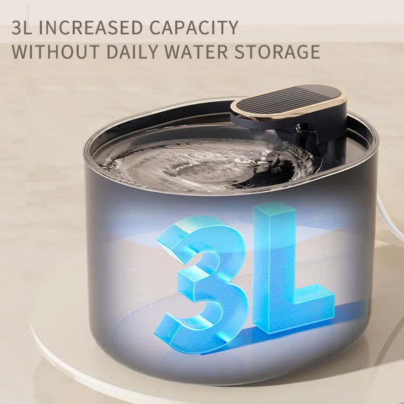 Automatic pet water fountain USB mute feeder bowl for cats and dogs Berlin Blue edition with filter pump
